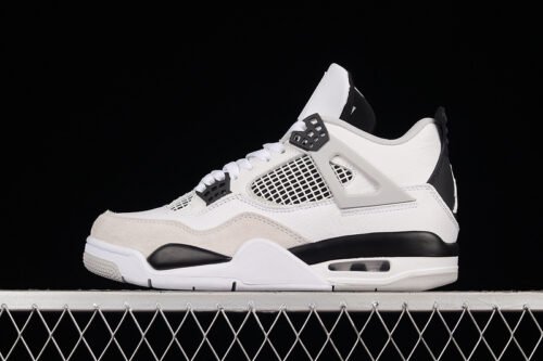 AIR JORDAN 4 RETRO MILITARY BLACK_WHITE_GREY