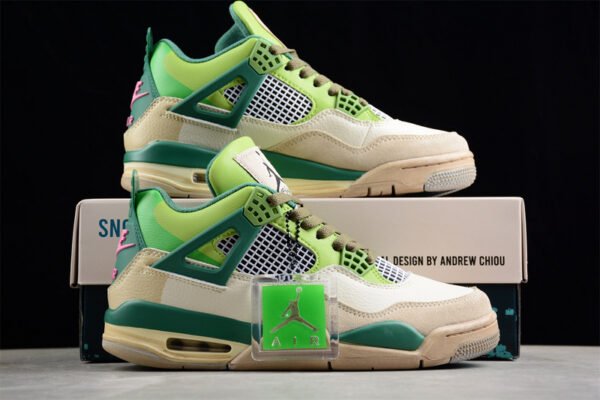 AIR JORDAN 4 RETRO SNORLAX GREEN