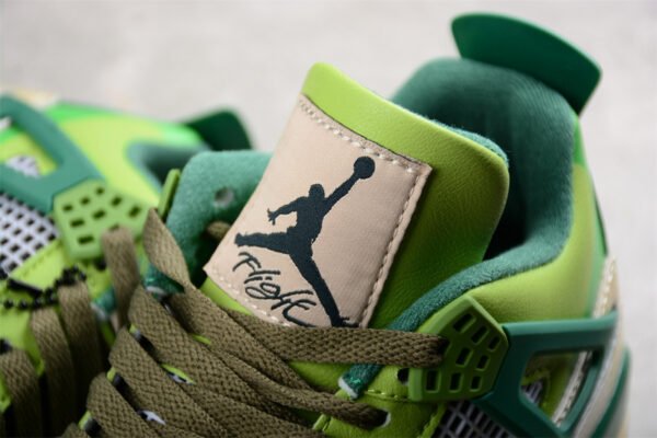 AIR JORDAN 4 RETRO SNORLAX GREEN