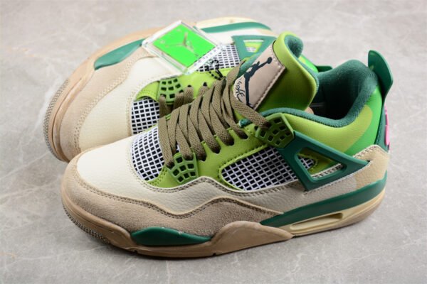 AIR JORDAN 4 RETRO SNORLAX GREEN