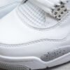 AIR JORDAN 4 RETRO WHITE OREO WHITE_TECH GREY_BLACK_FIRE RED