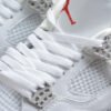 AIR JORDAN 4 RETRO WHITE OREO WHITE_TECH GREY_BLACK_FIRE RED
