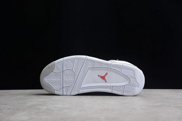 AIR JORDAN 4 RETRO WHITE OREO WHITE_TECH GREY_BLACK_FIRE RED