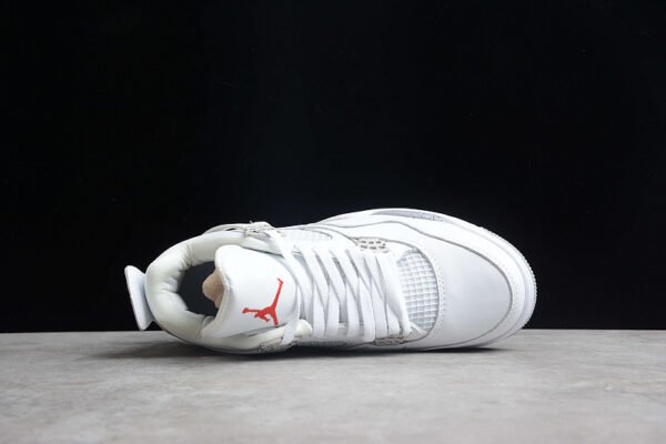 AIR JORDAN 4 RETRO WHITE OREO WHITE_TECH GREY_BLACK_FIRE RED