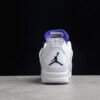 AIR JORDAN 4 RETRO WHITE_COURT PURPLE_METALLIC SILVER
