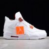 AIR JORDAN 4 RETRO ORANGE METALLIC WHITE_TOTAL ORANGE_METALLIC SILVER