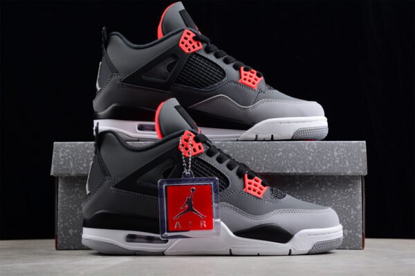 AIR JORDAN 4 RETRO INFRARED DARK GREY_INFRARED