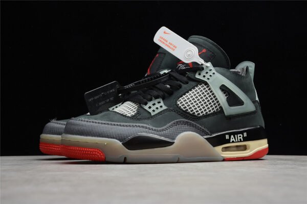 OW X AIR JORDAN 4 BRED
