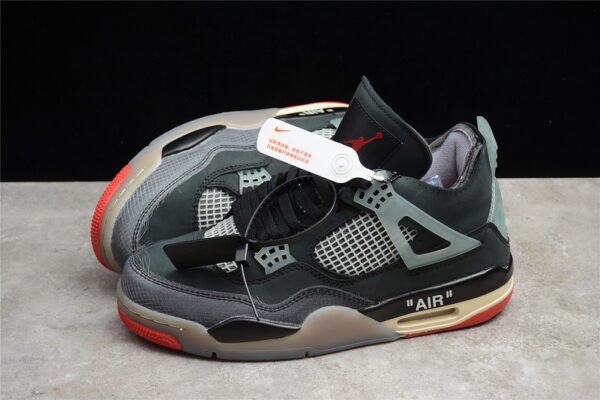 OW X AIR JORDAN 4 BRED