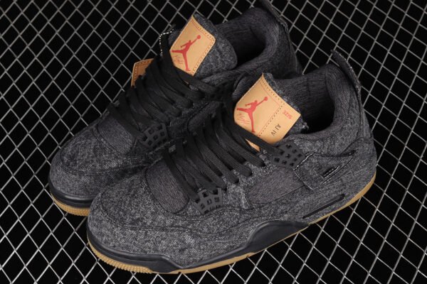 LEVIS X AIR JORDAN 4 RETRO BLACK DENIM