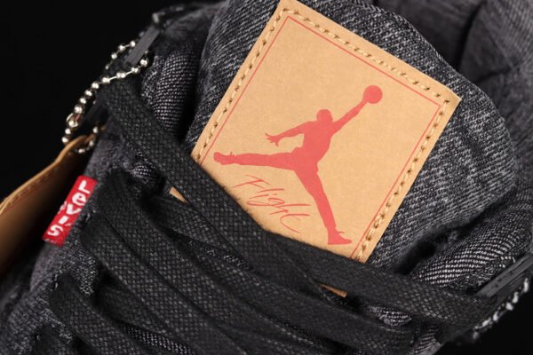 LEVIS X AIR JORDAN 4 RETRO BLACK DENIM