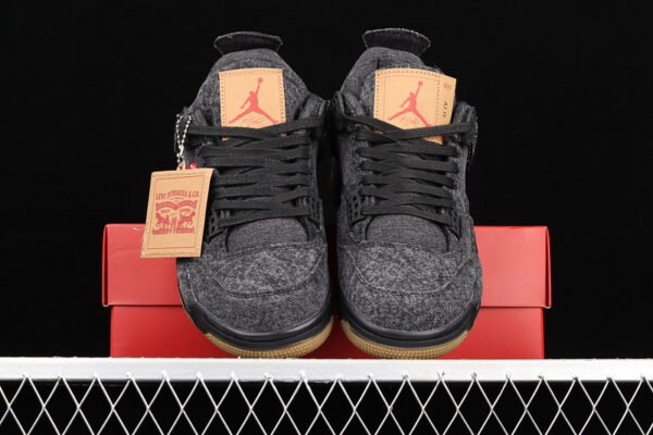 LEVIS X AIR JORDAN 4 RETRO BLACK DENIM