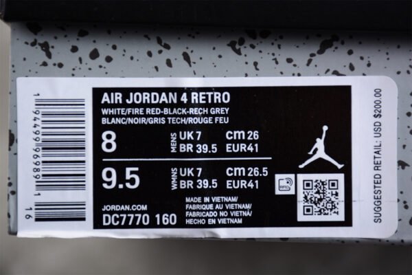 UNION LA X AIR JORDAN 4 RETRO OFF NOIR_BRIGADE BLUE_DARK SMOKE GREY