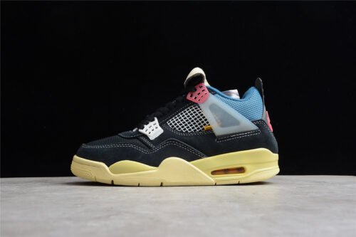 UNION LA X AIR JORDAN 4 RETRO GUAVA ICE_LIGHT BONE_BRIGADE BLUE_LIGHT FUSION RED