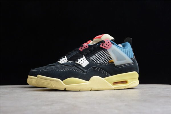 UNION LA X AIR JORDAN 4 RETRO GUAVA ICE_LIGHT BONE_BRIGADE BLUE_LIGHT FUSION RED