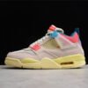 AIR JORDAN 4 RETRO GS WILD THINGS SAIL_UNIVERSITY RED_HEMP_BARELY VOLT