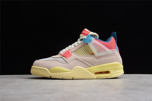 AIR JORDAN 4 RETRO GS WILD THINGS SAIL_UNIVERSITY RED_HEMP_BARELY VOLT