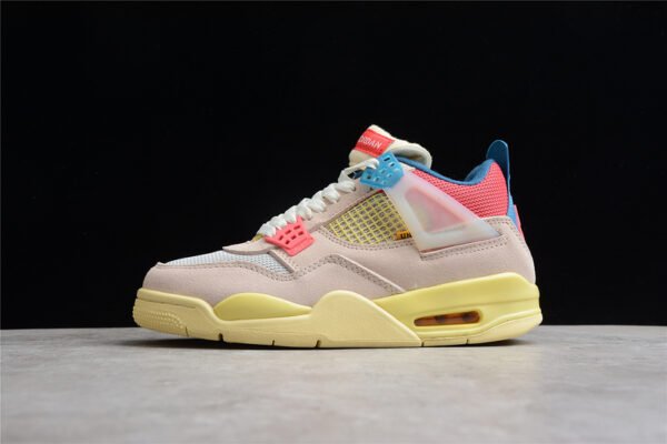 AIR JORDAN 4 RETRO GS WILD THINGS SAIL_UNIVERSITY RED_HEMP_BARELY VOLT