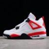 AIR JORDAN 4 RED CEMENT WHITE_FIRE RED-BLACK-NEUTRAL GREY