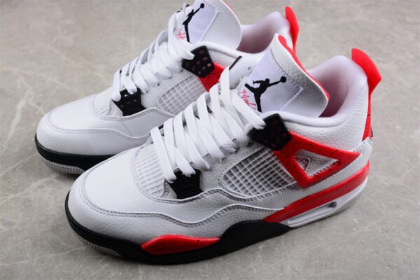 AIR JORDAN 4 RED CEMENT WHITE_FIRE RED-BLACK-NEUTRAL GREY