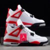 AIR JORDAN 4 RED CEMENT WHITE_FIRE RED-BLACK-NEUTRAL GREY