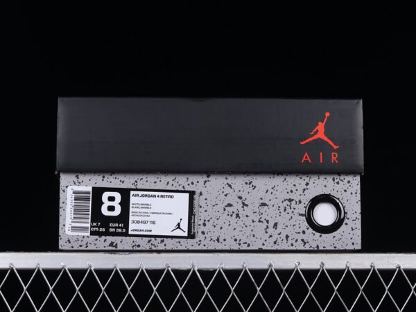 AIR JORDAN 4 RETRO WHITE_BLACK-BRIGHT CRIMSON-PALE CITRON