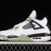 AIR JORDAN 4 RETRO WHITE_OIL GREEN_DARK ASH_NEUTRAL GREY