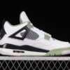 AIR JORDAN 4 RETRO WHITE_OIL GREEN_DARK ASH_NEUTRAL GREY