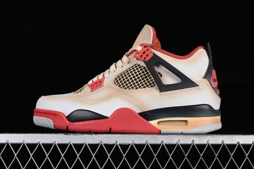 JORDAN AIR JORDAN 4 RETRO WHITE_RED_BLACK_YELLOW