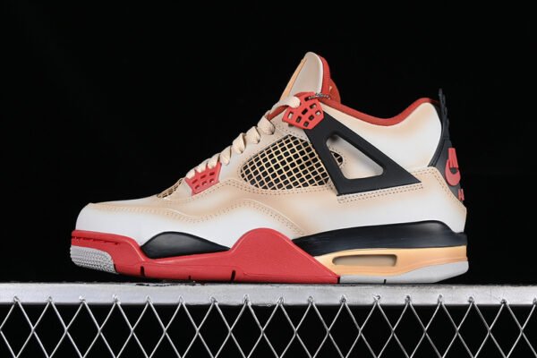 JORDAN AIR JORDAN 4 RETRO WHITE_RED_BLACK_YELLOW