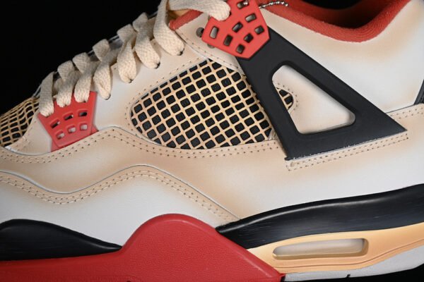 JORDAN AIR JORDAN 4 RETRO WHITE_RED_BLACK_YELLOW