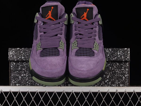 AIR JORDAN 4 CANYON PURPLE_ANTHRACITE_ALLIGATOR_ORANGE