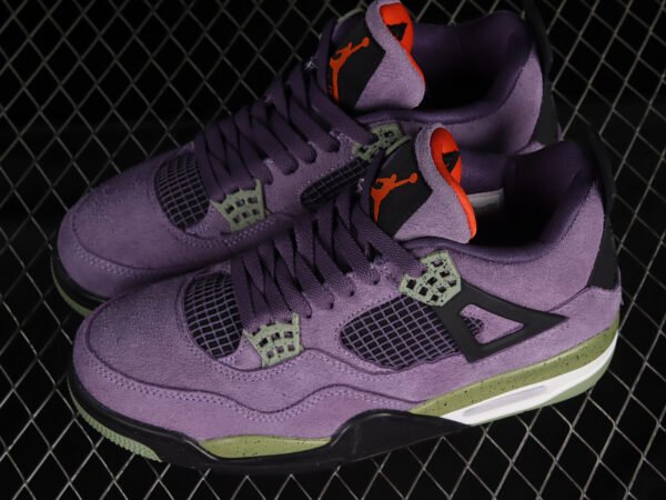 AIR JORDAN 4 CANYON PURPLE_ANTHRACITE_ALLIGATOR_ORANGE