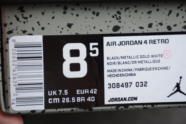 AIR JORDAN 4 RETRO SE BLACK_WHITE-GUM LIGHT BROWN
