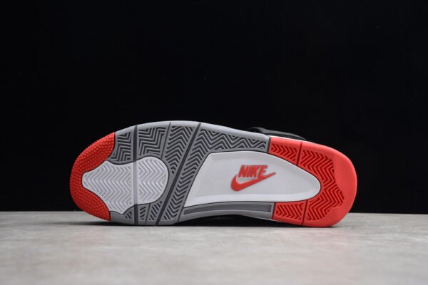 AIR JORDAN 4 RETRO SINGLES DAY_TATTO BLACK_FIRE RED-BLACK-WHITE