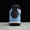 TRAVIS SCOTTS X AIR JORDAN 4 CACTUS JACK OLIERS UNIVERSITY BLUE
