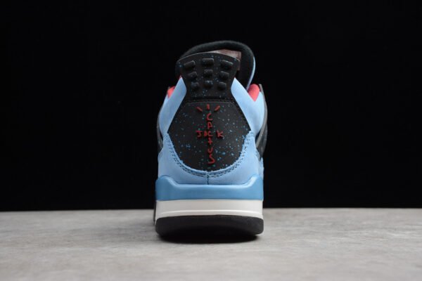 TRAVIS SCOTTS X AIR JORDAN 4 CACTUS JACK OLIERS UNIVERSITY BLUE