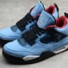 TRAVIS SCOTTS X AIR JORDAN 4 CACTUS JACK OLIERS UNIVERSITY BLUE