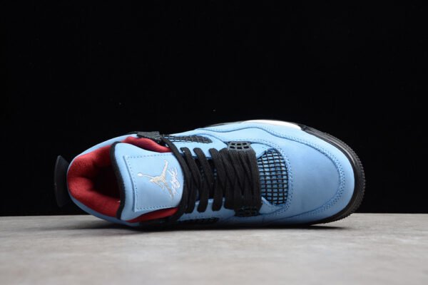 TRAVIS SCOTTS X AIR JORDAN 4 CACTUS JACK OLIERS UNIVERSITY BLUE