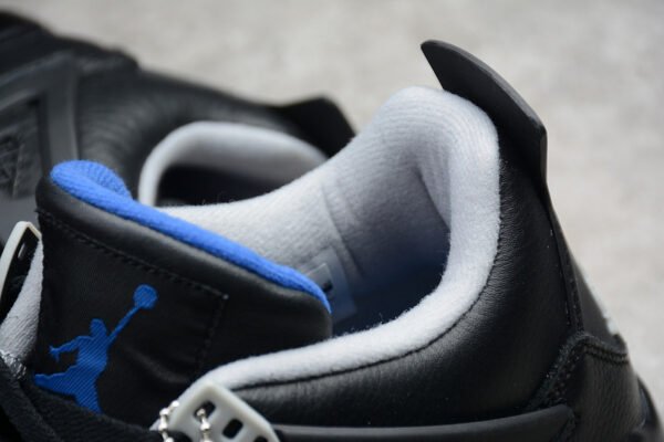 AIR JORDAN 4 RETRO ALTERNATE BLACK_GAME ROYAL-MATTE SILVER