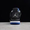 AIR JORDAN 4 RETRO ALTERNATE BLACK_GAME ROYAL-MATTE SILVER