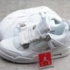 AIR JORDAN 4 IV RETRO PURE MONEY WHITE_METALLIC SILVER