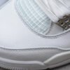 AIR JORDAN 4 IV RETRO PURE MONEY WHITE_METALLIC SILVER
