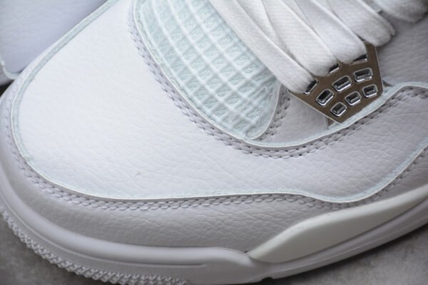 AIR JORDAN 4 IV RETRO PURE MONEY WHITE_METALLIC SILVER
