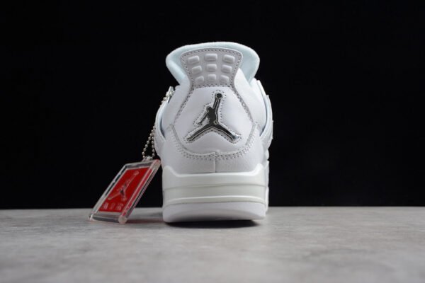 AIR JORDAN 4 IV RETRO PURE MONEY WHITE_METALLIC SILVER