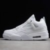 AIR JORDAN 4 RETRO PURE MONEY WHITE_METALLIC SILVER