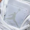 AIR JORDAN 4 RETRO PURE MONEY WHITE_METALLIC SILVER