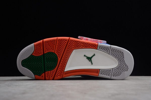 AIR JORDAN 4 RETRO KNICKS WHITE_ROYAL BLUE-ORANGE