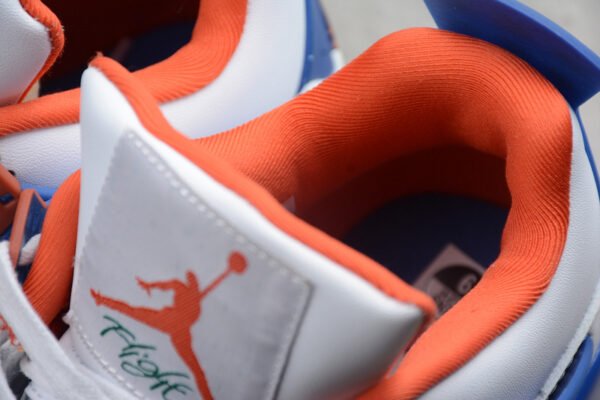 AIR JORDAN 4 RETRO KNICKS WHITE_ROYAL BLUE-ORANGE