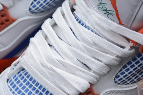 AIR JORDAN 4 RETRO KNICKS WHITE_ROYAL BLUE-ORANGE
